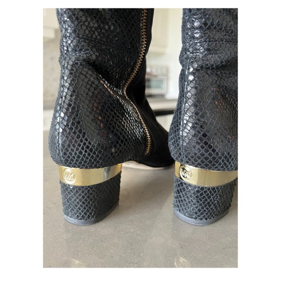 Michael Kors Black Suede Boots - Picture 8 of 9